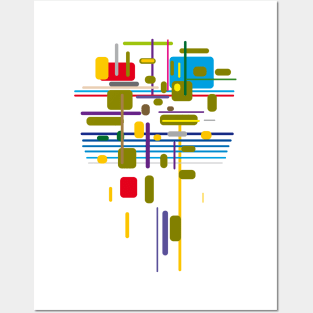 abstract - colors Posters and Art